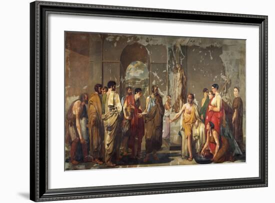 Athenian Phocion Refusing Alexander's Gifts-Nicola De Laurentiis-Framed Giclee Print