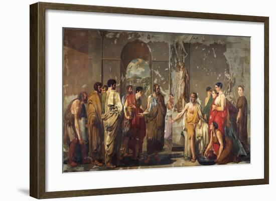 Athenian Phocion Refusing Alexander's Gifts-Nicola De Laurentiis-Framed Giclee Print