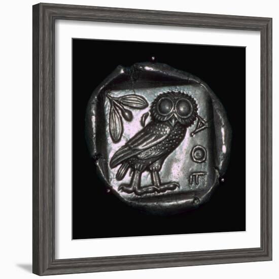 Athenian Tetradrachm, 6th century BC. Artist: Unknown-Unknown-Framed Giclee Print