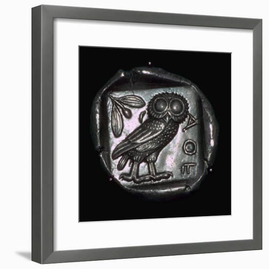 Athenian Tetradrachm, 6th century BC. Artist: Unknown-Unknown-Framed Giclee Print