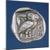 Athenian Tetradrachma Depicting the Owl of Athens-Greek-Mounted Giclee Print