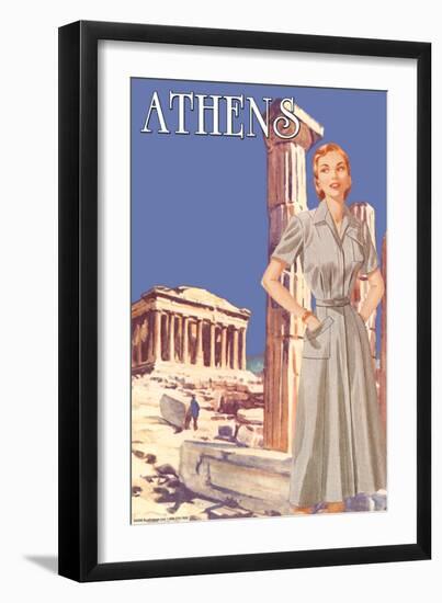 Athens 50's Fashion Tour I-null-Framed Art Print