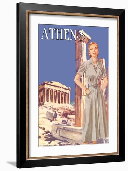 Athens 50's Fashion Tour I-null-Framed Art Print