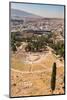 Athens, Attica, Greece. Theatre of Dionysos, seen from the Acropolis. The theatre is considered...-null-Mounted Photographic Print