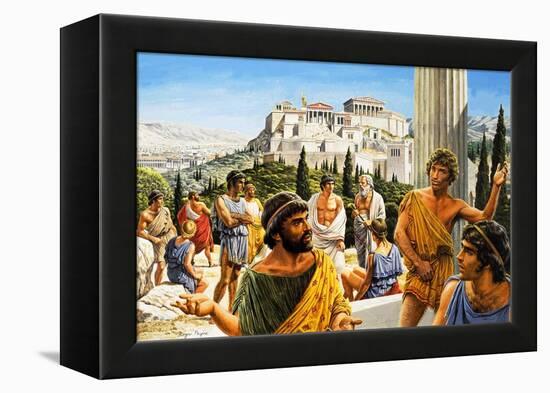 Athens' Crowning Glory, from 'The Golden Age'-Payne-Framed Premier Image Canvas