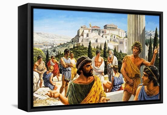 Athens' Crowning Glory, from 'The Golden Age'-Payne-Framed Premier Image Canvas
