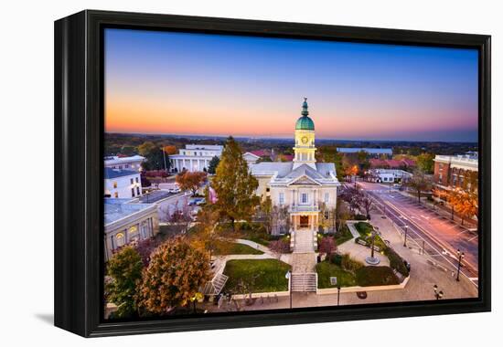 Athens, Georgia, USA Downtown at Sunset.-SeanPavonePhoto-Framed Premier Image Canvas