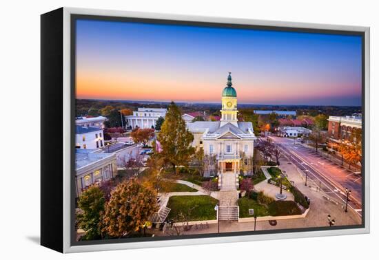 Athens, Georgia, USA Downtown at Sunset.-SeanPavonePhoto-Framed Premier Image Canvas