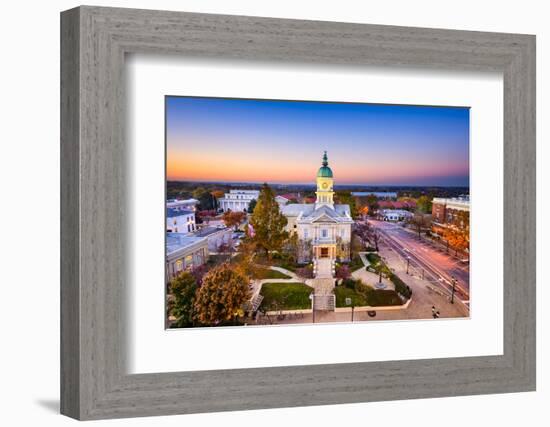 Athens, Georgia, USA Downtown at Sunset.-SeanPavonePhoto-Framed Photographic Print