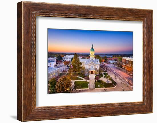 Athens, Georgia, USA Downtown at Sunset.-SeanPavonePhoto-Framed Photographic Print