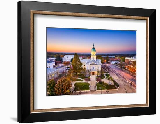 Athens, Georgia, USA Downtown at Sunset.-SeanPavonePhoto-Framed Photographic Print