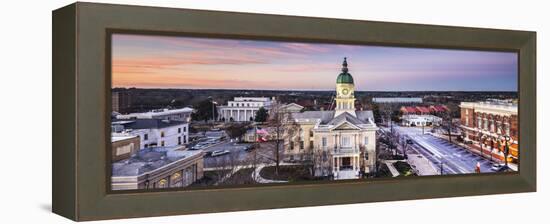 Athens, Georgia, USA Downtown Cityscape.-SeanPavonePhoto-Framed Premier Image Canvas