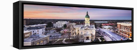 Athens, Georgia, USA Downtown Cityscape.-SeanPavonePhoto-Framed Premier Image Canvas