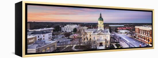 Athens, Georgia, USA Downtown Cityscape.-SeanPavonePhoto-Framed Premier Image Canvas