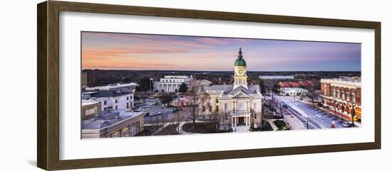 Athens, Georgia, USA Downtown Cityscape.-SeanPavonePhoto-Framed Photographic Print