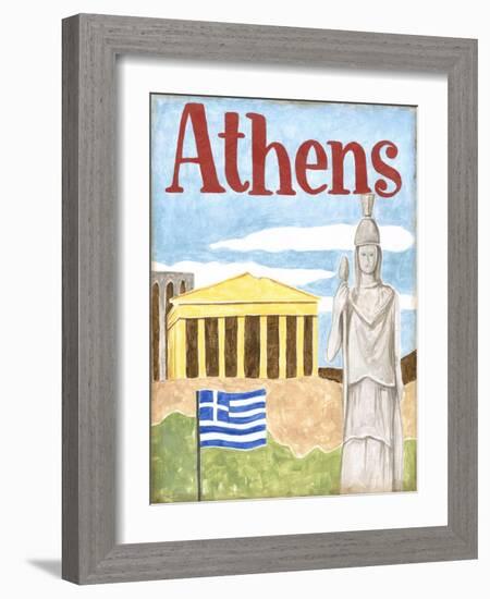 Athens-Megan Meagher-Framed Art Print