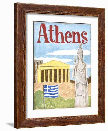 Athens-Megan Meagher-Framed Art Print