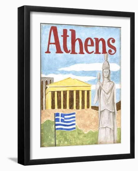 Athens-Megan Meagher-Framed Art Print