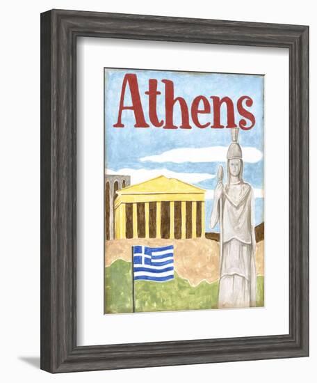 Athens-Megan Meagher-Framed Art Print