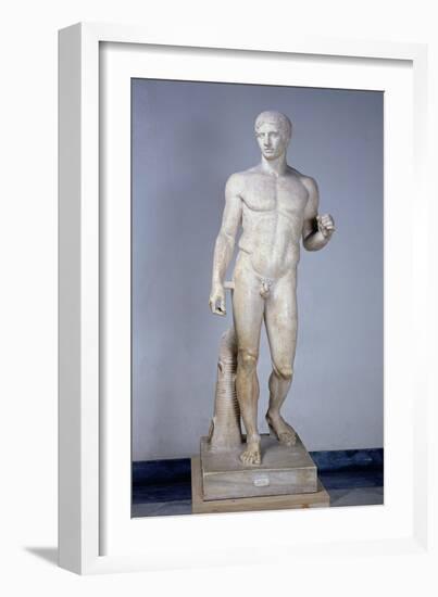 Athlete, Roman Copy after an Original by Polykleitos in Pompeii-null-Framed Giclee Print