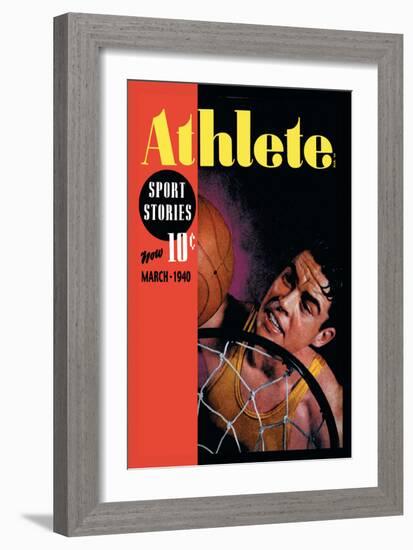 Athlete Sport Stories-null-Framed Art Print