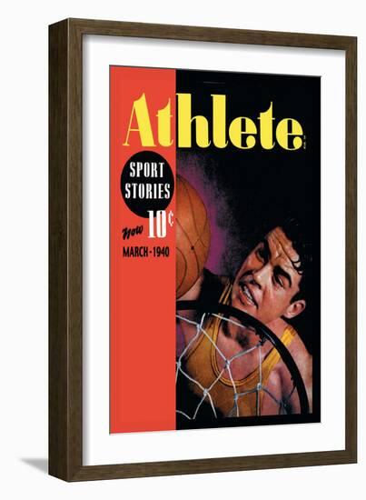 Athlete Sport Stories-null-Framed Art Print
