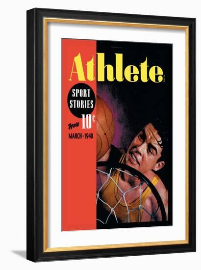 Athlete Sport Stories-null-Framed Art Print