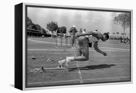 Athlete Training-null-Framed Premier Image Canvas