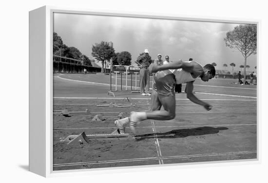 Athlete Training-null-Framed Premier Image Canvas