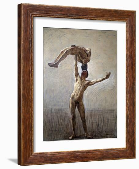 Athletes, 1912-Eugene Jansson-Framed Giclee Print