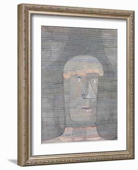 Athletes Head, 1932-Paul Klee-Framed Art Print