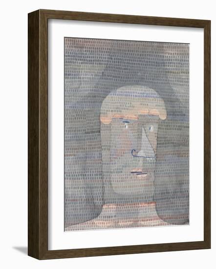 Athletes Head, 1932-Paul Klee-Framed Art Print