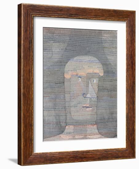 Athletes Head, 1932-Paul Klee-Framed Art Print