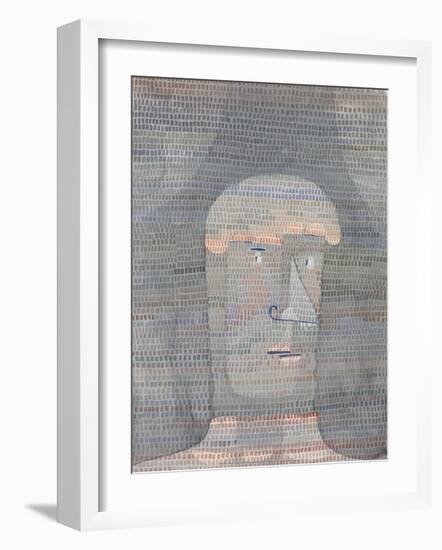 Athletes Head, 1932-Paul Klee-Framed Art Print