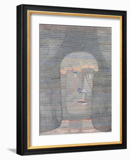 Athletes Head, 1932-Paul Klee-Framed Art Print