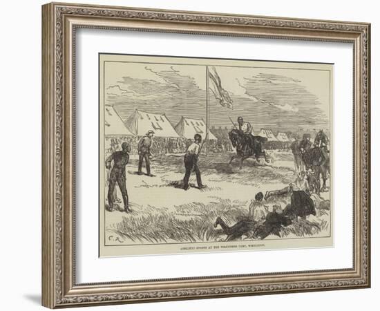 Athletic Sports at the Volunteer Camp, Wimbledon-Charles Robinson-Framed Giclee Print