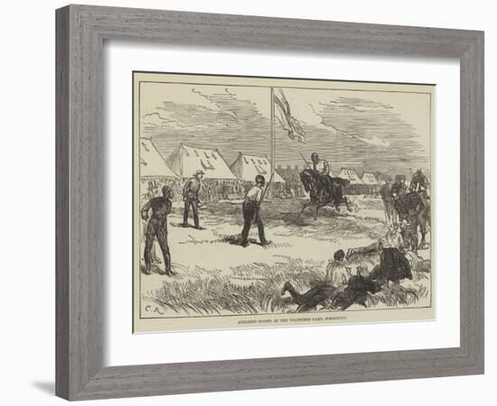 Athletic Sports at the Volunteer Camp, Wimbledon-Charles Robinson-Framed Giclee Print