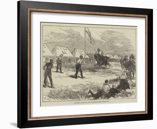 Athletic Sports at the Volunteer Camp, Wimbledon-Charles Robinson-Framed Giclee Print