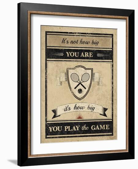 Athletic Wisdom - Big-The Vintage Collection-Framed Giclee Print