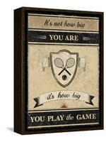 Athletic Wisdom - Big-The Vintage Collection-Framed Stretched Canvas