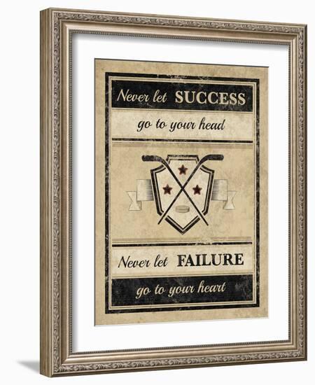 Athletic Wisdom - Success-The Vintage Collection-Framed Giclee Print