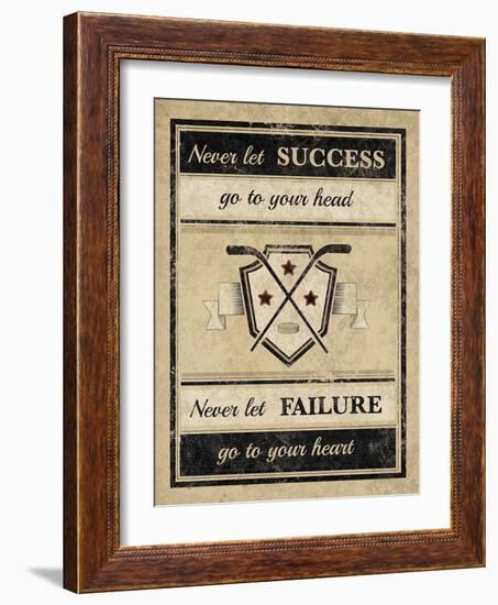 Athletic Wisdom - Success-The Vintage Collection-Framed Giclee Print