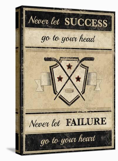 Athletic Wisdom - Success-The Vintage Collection-Framed Stretched Canvas