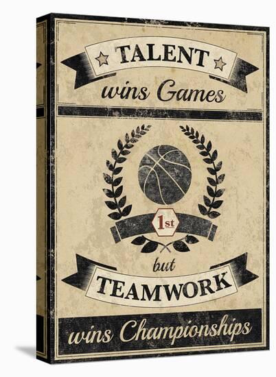 Athletic Wisdom - Team-The Vintage Collection-Framed Stretched Canvas