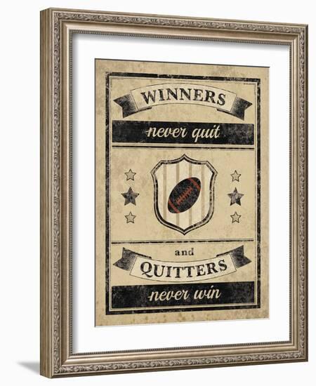 Athletic Wisdom - Win-The Vintage Collection-Framed Giclee Print