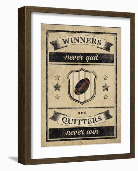 Athletic Wisdom - Win-The Vintage Collection-Framed Giclee Print