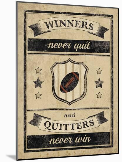 Athletic Wisdom - Win-The Vintage Collection-Mounted Giclee Print