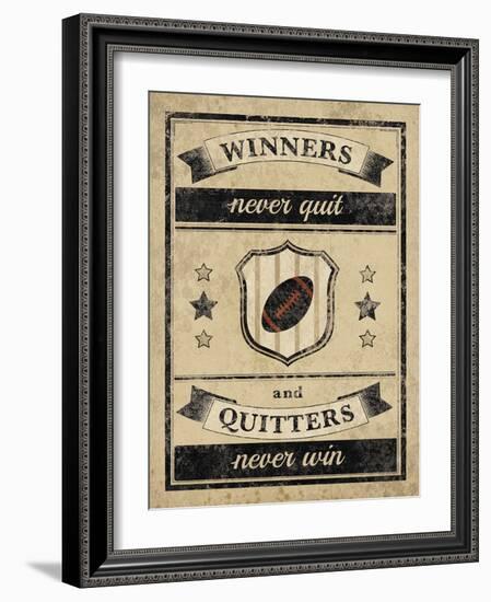 Athletic Wisdom - Win-The Vintage Collection-Framed Giclee Print