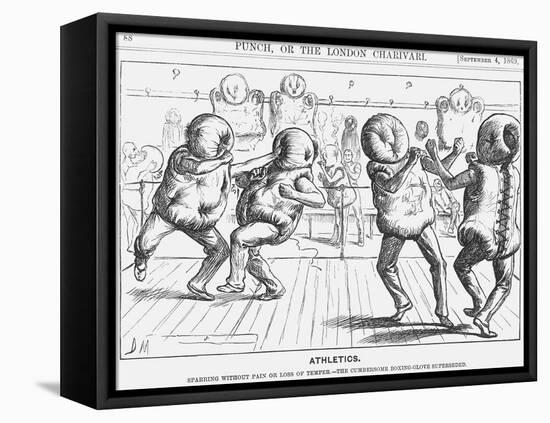 Athletics, 1869-George Du Maurier-Framed Premier Image Canvas