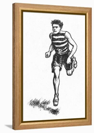 Athletics: Runner, c1900-null-Framed Premier Image Canvas